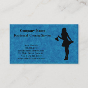 Modern Professional Cleaning Service Business Card