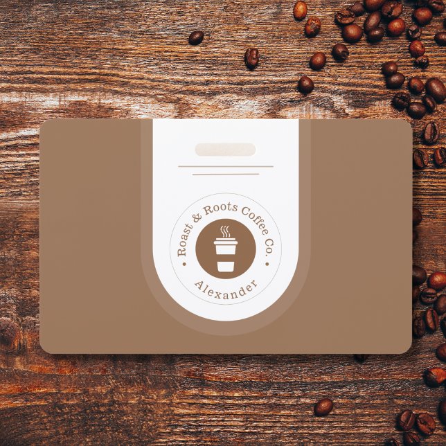 Modern Professional Coffee ID Badge (Creator Uploaded)