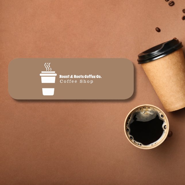 Modern Professional Coffee Name Tag (Creator Uploaded)