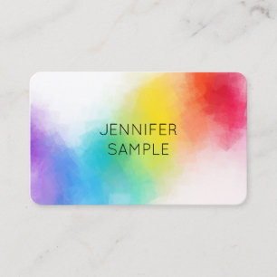 Modern Professional Colourful Design Template Business Card
