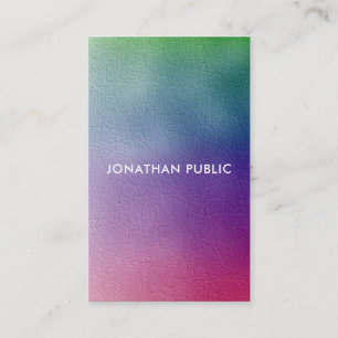 Modern Professional Colourful Elegant Template Business Card