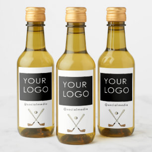 Modern Professional Company Business Logo Golf Wine Label
