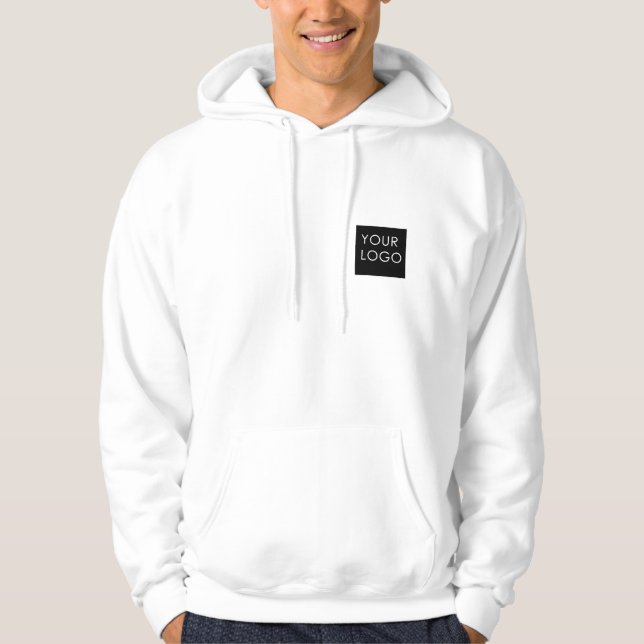 Modern Professional Company Business Logo  Hoodie (Front)