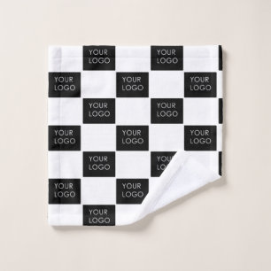 Modern Professional Company Business Logo Promo Wash Cloth