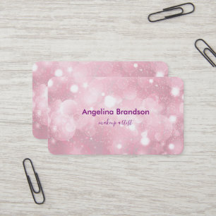 Modern Professional Cool and Unique White Confetti Business Card