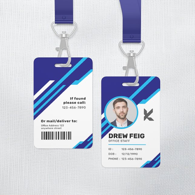 Modern Professional Corporate Employee ID Badge (Creator Uploaded)