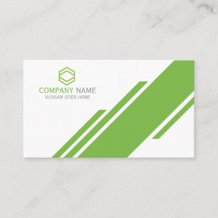 Modern Professional Corporate Green Business Card