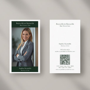 Modern Professional Corporate Networking Photo Bus Business Card