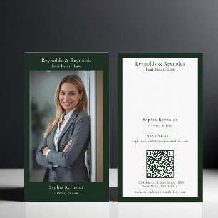 Modern Professional Corporate Networking Photo Business Card