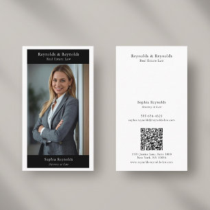 Modern Professional Corporate Networking Photo Business Card