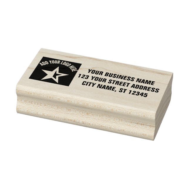 Modern Professional Custom Business Logo Rubber Stamp (Stamp)