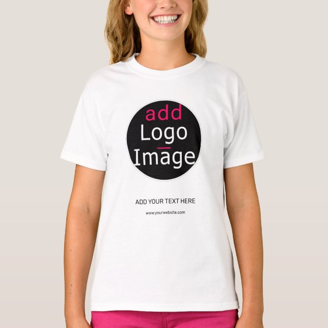 Modern Professional Customisable Branding T-Shirt (Front)