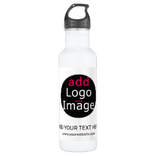 Modern Professional Customisable Business White 710 Ml Water Bottle