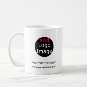 Modern Professional Customisable Business White Coffee Mug