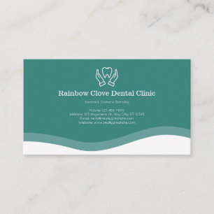 Modern Professional Dental Appointment Business Card