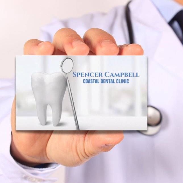 Modern Professional Dental Dentist Clinic Dental  Business Card (Modern Professional Dental Dentist Clinic Dental Business Card)