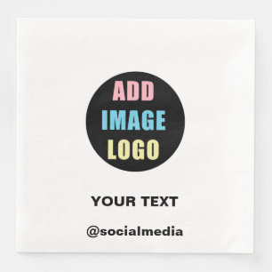 Modern Professional Editable Business Logo  Napkin