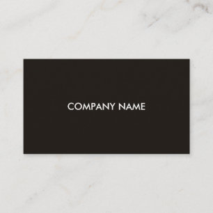 Modern Professional Elegant Black and White Simple Business Card