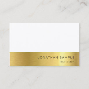 Modern Professional Elegant Gold Premium Silk Luxe Business Card