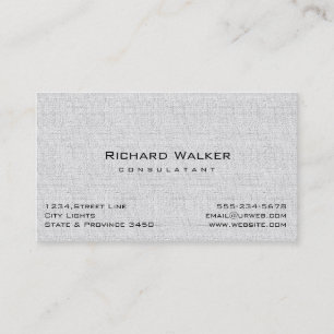 Modern Professional elegant Plain Grey Stone Business Card
