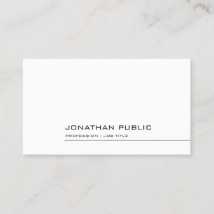 Modern Professional Elegant Simple Design Template Business Card