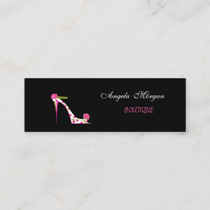 Modern Professional Elegant Stylish  -Heel Mini Business Card