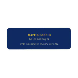 Modern Professional Gold & Blue Colour Serif Font
