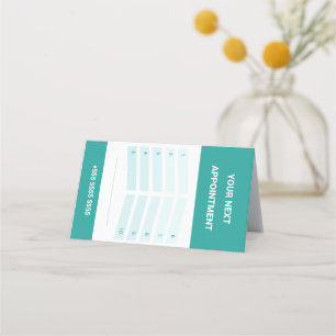 Modern Professional Green  Appointment Card