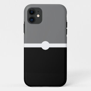 Modern Professional Grey Black White Colour Block Case-Mate iPhone Case