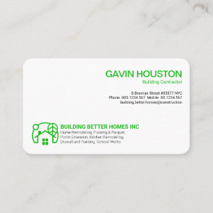 Modern Professional Home Repairs Minimalist Business Card