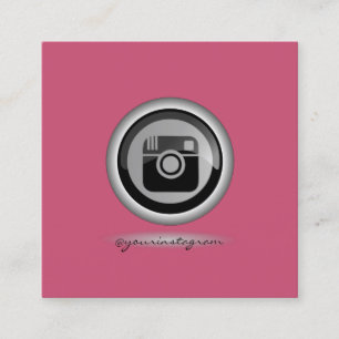 Modern  Professional,Instagram  Square Business Card