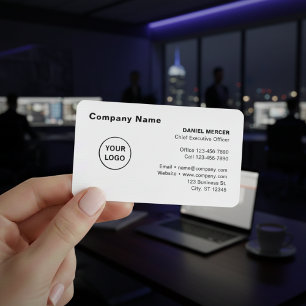 Modern Professional Logo Design Business Card