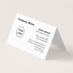Modern Professional Logo Design Business Card