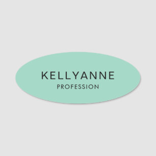 Modern Professional Magnetic Employees Name Tag
