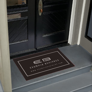 Modern Professional Minimal Company Business Doormat