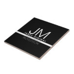 Modern Professional Minimal Design | Black & White Tile<br><div class="desc">Modern,  fully customisable design template. Edit however you like!</div>