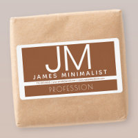 Modern Professional Minimal Design | Brown & White
