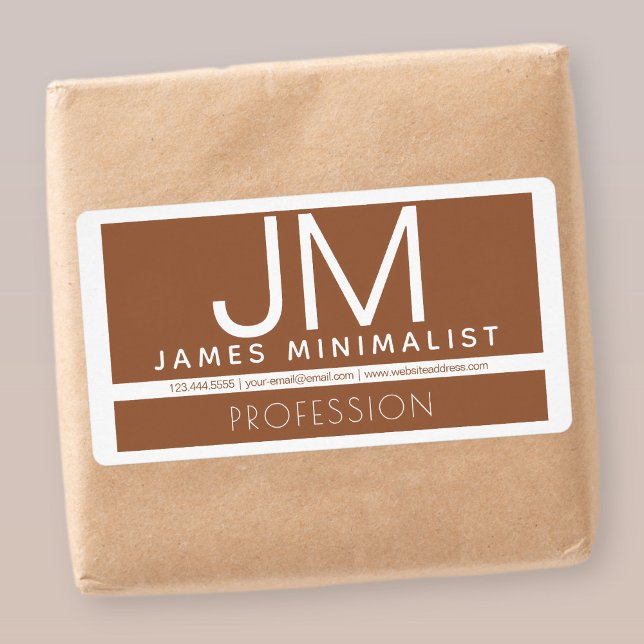 Modern Professional Minimal Design | Brown & White (Creator Uploaded)