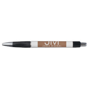 Modern Professional Minimal Design Brown & White