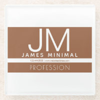 Modern Professional Minimal Design | Brown & White