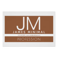 Modern Professional Minimal Design | Brown & White