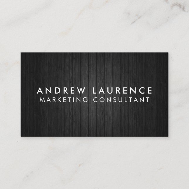 Modern Professional Minimalist Executive Generic B Business Card (Front)
