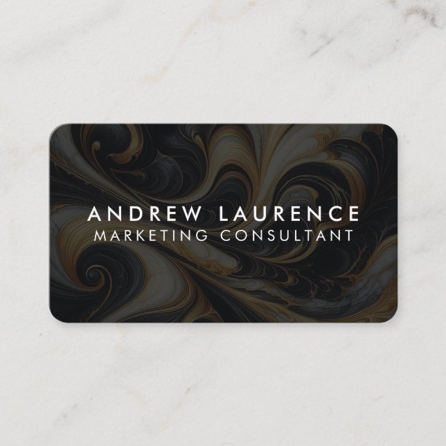 Modern Professional Minimalist Executive Generic B Business Card (Front)