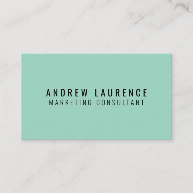 Modern Professional Minimalist Executive Generic B Business Card (Front)