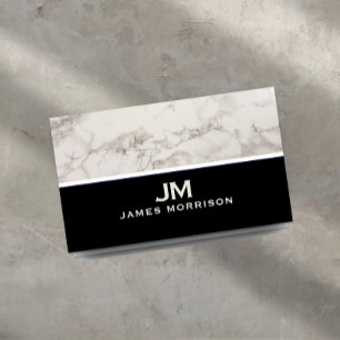 Modern Professional Minimalist Executive Generic B Business Card