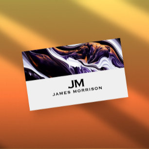 Modern Professional Minimalist Executive Generic B Business Card