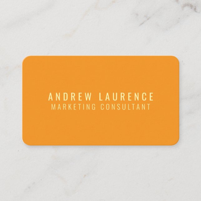 Modern Professional Minimalist Executive Generic B Business Card (Front)