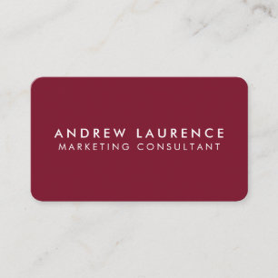 Modern Professional Minimalist Executive Generic B Business Card