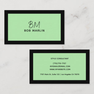 Modern Professional Minimalist Executive Generic Business Card