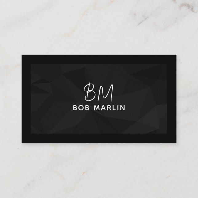 Modern Professional Minimalist Executive Generic Business Card (Front)